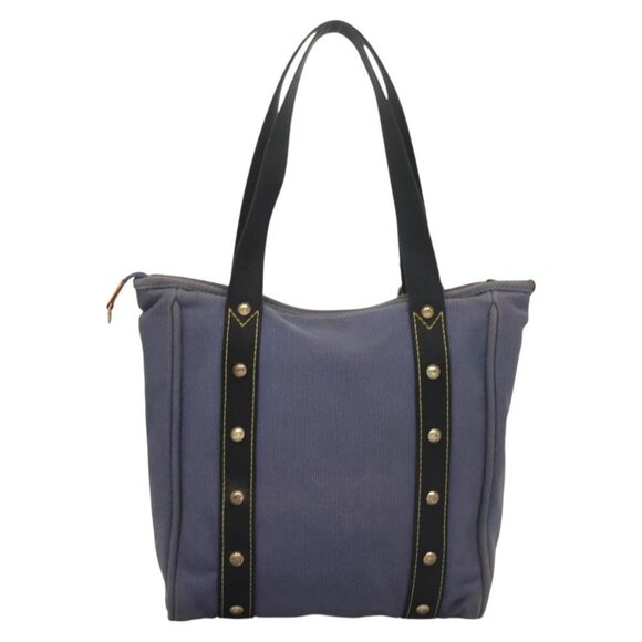 LOUIS VUITTON Antigua Cabas MM Tote Bag Blue M40087 LV Auth bs28097 - Picture 3 of 16